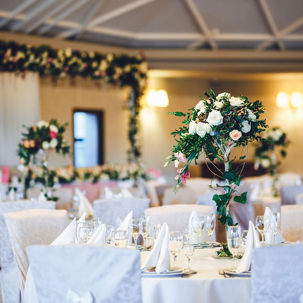 Flowers at an event