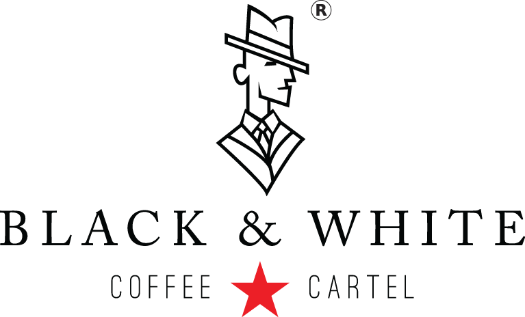 Black & white coffee Cartel logo