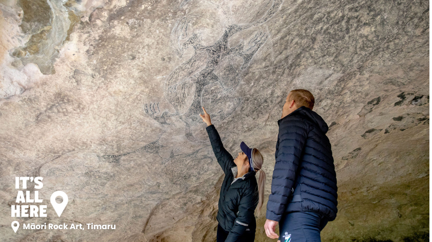 Māori Rock Art, Timaru