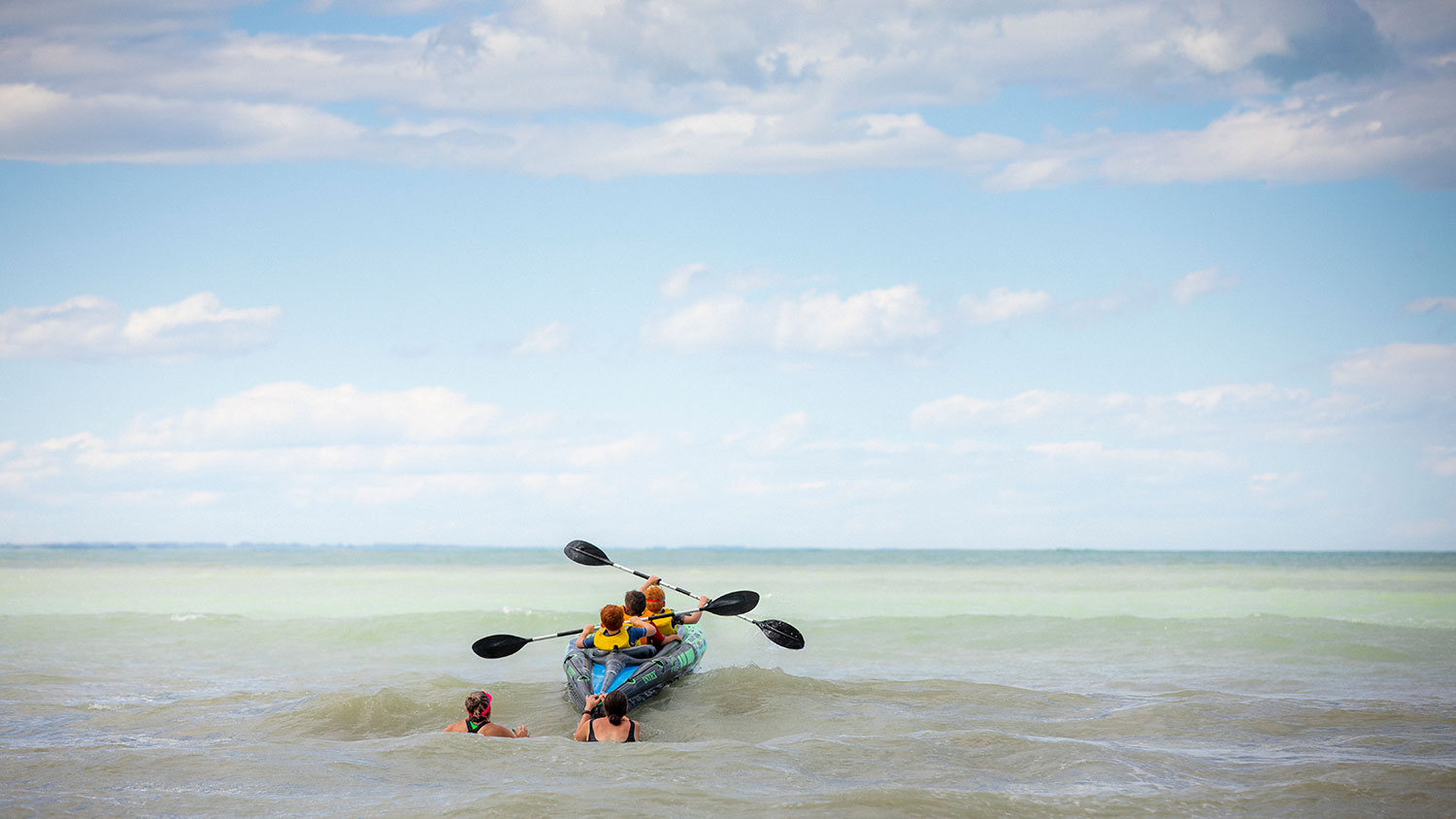 Canoe on Caroline Bay