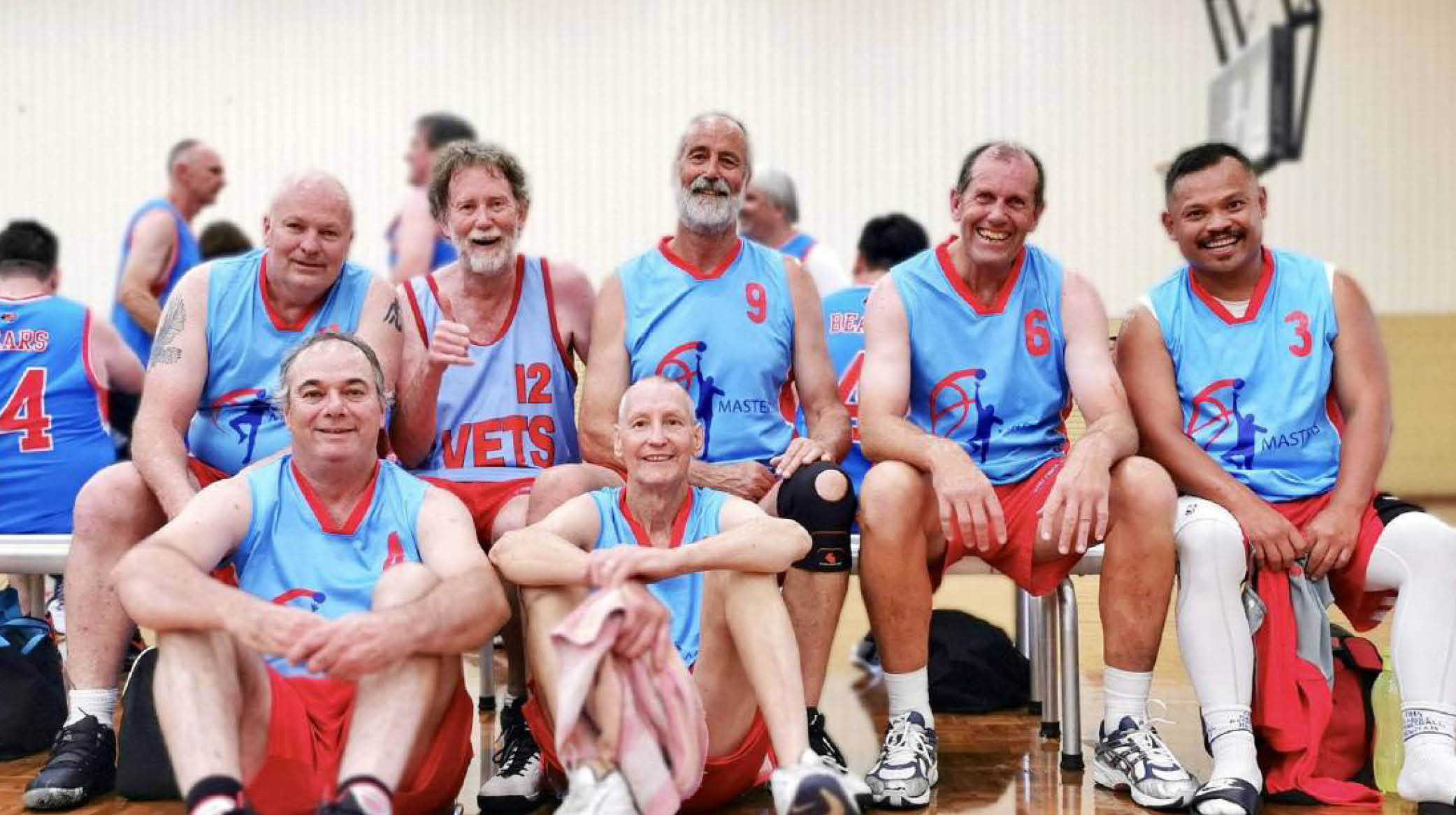 Basketballers at South Island Masters Games