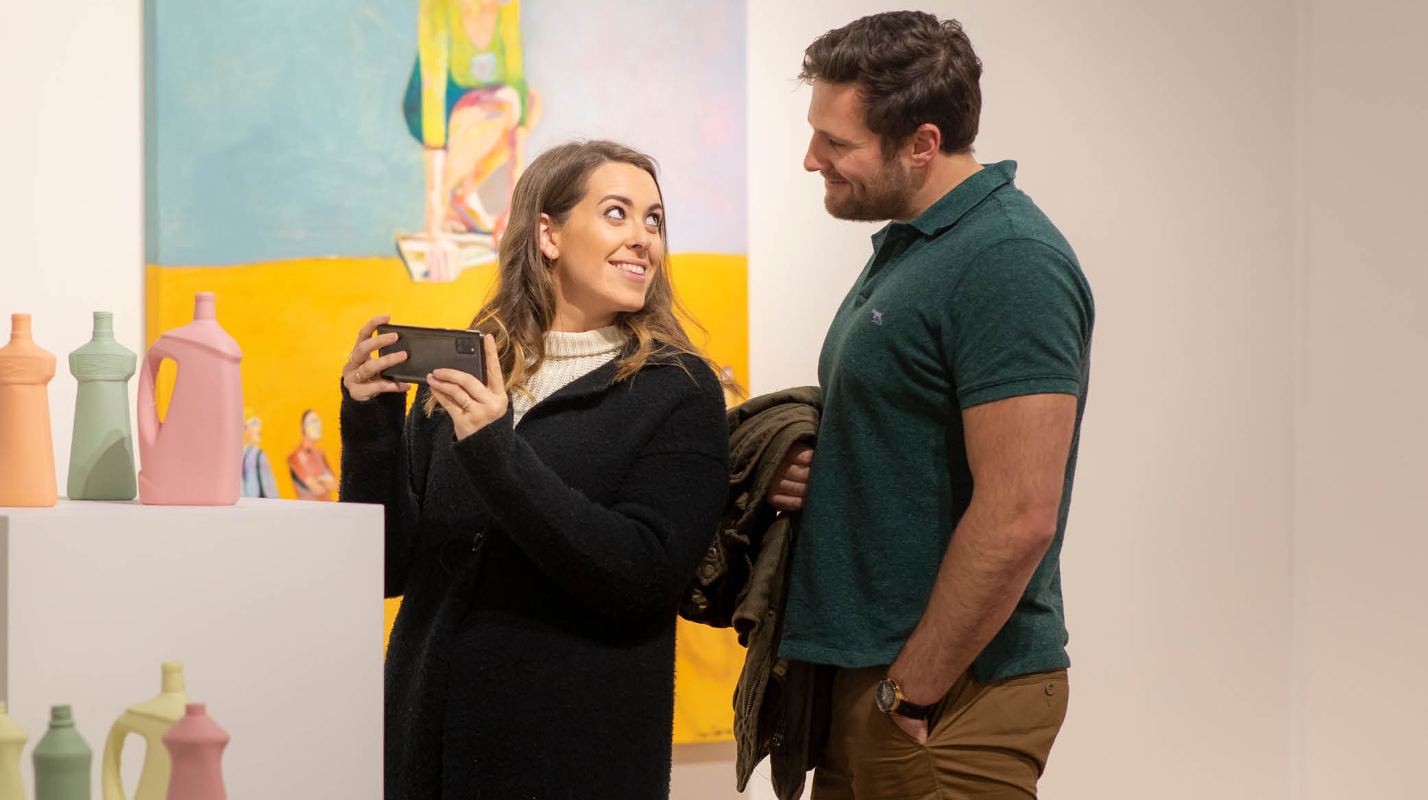 Couple at Aigantighe Art Gallery